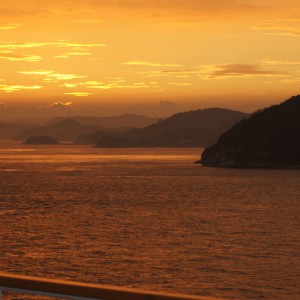 夕方には美しい瀬戸内海の景色を見れるかな？