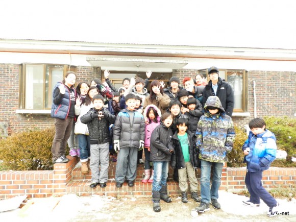 韓国-冬の楽園村