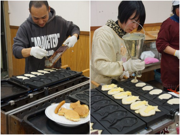 お楽しみ会で初挑戦のタイ焼きには北条の舞さんも