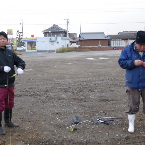 養鶏法にてハウス建設