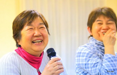 春日山から交流中の春木泰子さん