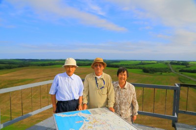 老蘇さん根室観光と食事会　新酪展望台