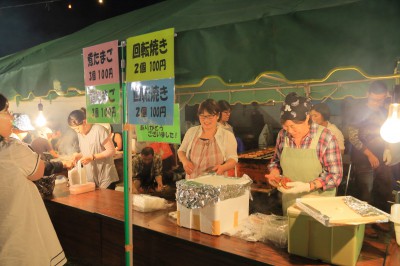 上風連祭り　上回転焼きの店