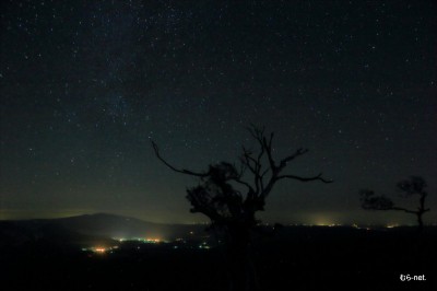 摩周から見た川湯の星空