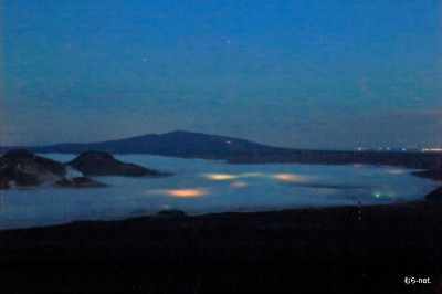 夜明け前の川湯温泉