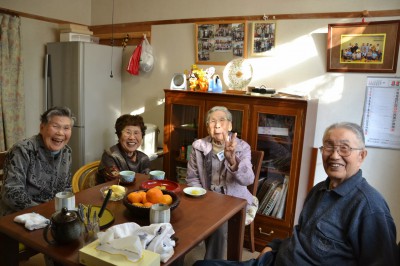 九州から来た92歳の会員さんは佐貝宅を訪問