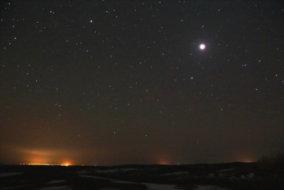 皆既月食と星空21：17