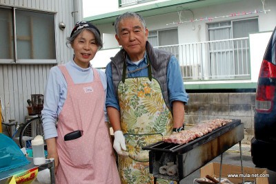 剛三さん、佳子さんの焼き鳥何時も売り切れリピーター続出