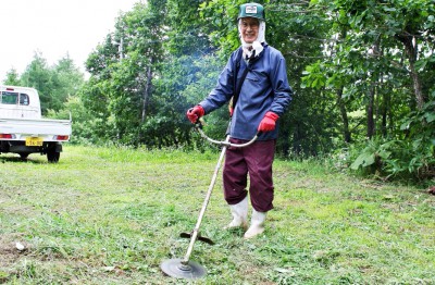 豊里実顕地　佐貝貞夫さん