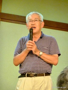 佐川さん(8月度春日山交流会にて)