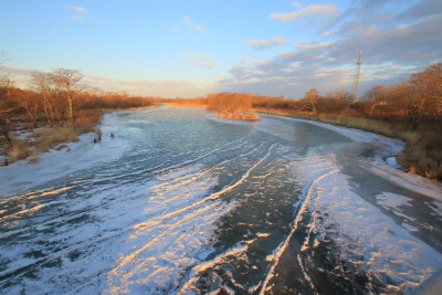 西別川の結氷