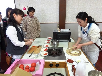 17日朝・野外食準備D