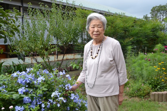 泉キヌ（93）日記は学校時代から続けています。先日はみんなと佐川美術館に行ってきました。