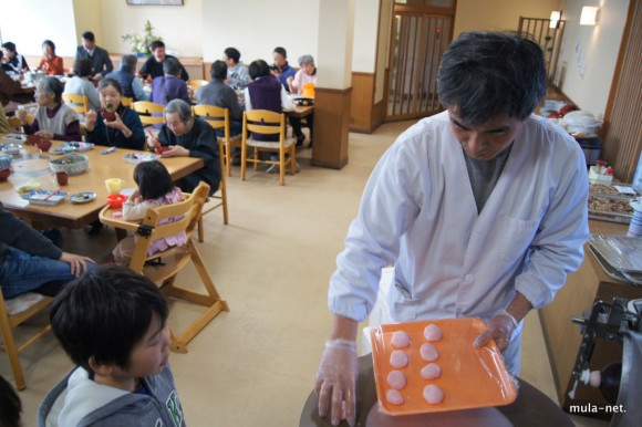 つき立てのお餅でお雑煮（美里）