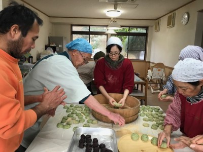 ★餅つき　観音寺