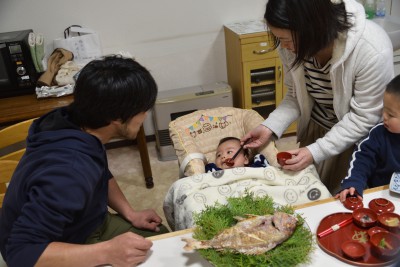 杉崎温人  お喰い初め