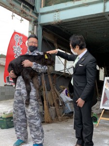 岡本伊賀市長が立ち会いました