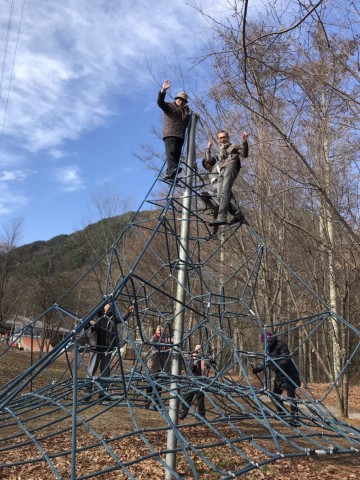 高い所が好きと知っていれば、あんなにみんなで心配しなかったのに、なんて今頃思います。 下から叫んでるんですよ、逢澤さん、危ないから降りて～とね。　　　真早流睦子 