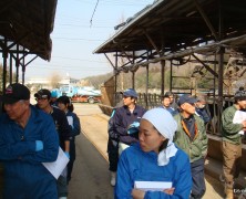 3実顕地の酪農部で勉強会【北条】