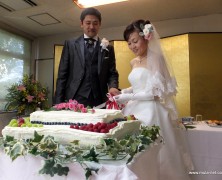 稲田さん巳紀子さんの結婚式