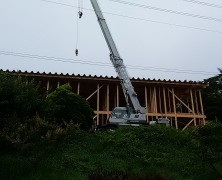 新生活館の建設始まる