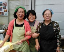 岡部に交流に溝口宏子さんが来てくれました