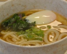 今日のお昼は初うどん 【春日山】