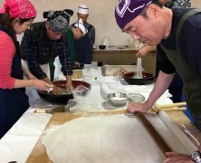 そば打ち会 in 那須実顕地