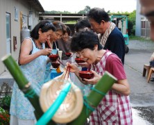 岡部実顕地の納涼祭